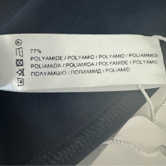 NWT ERES “Edge Cut” Triangle Bikini Top With Buckle Detail in Navy - Picture 15 of 16